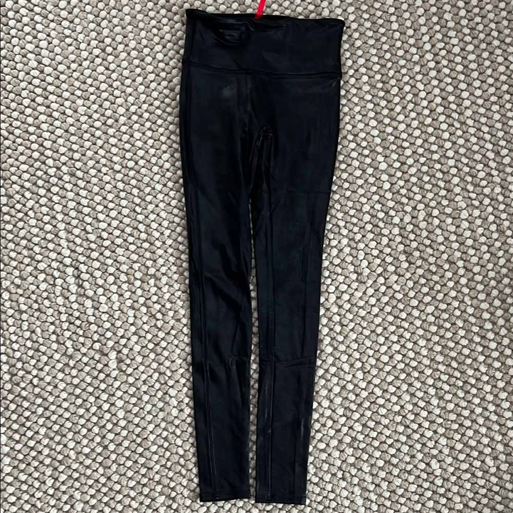Women's spanx faux leather leggings, small